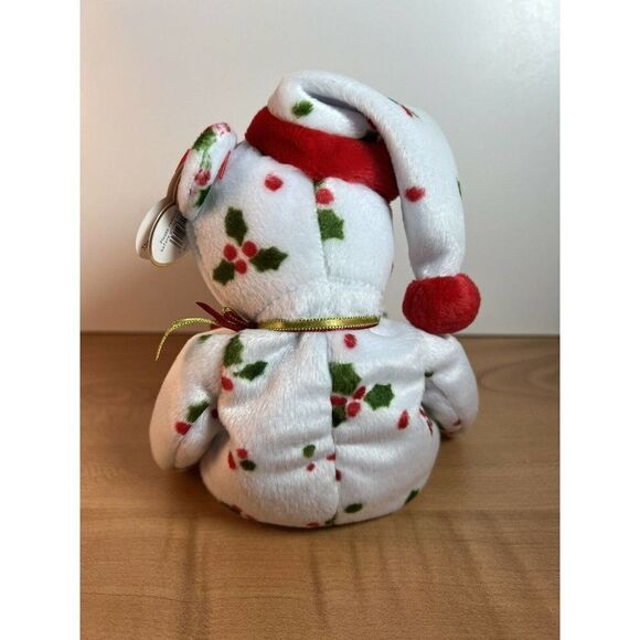 1998 Holiday TEDDY Ty Beanie Baby PE Pellets TAG ERRORS - Picture 4 of 11